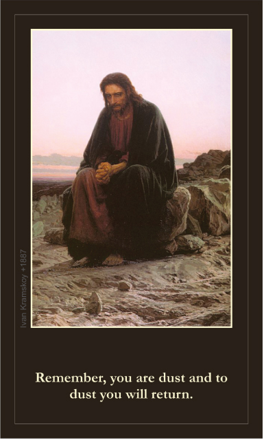 Lenten Prayer Card - ENGLISH